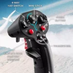 Joystick Thrustmaster SOL-R 4 H. E. A. R. T. HOTAS PC