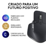 Rato Óptico Logitech MX Master 3s Bluetooth Edition 8000DPI Graphite - Image 5