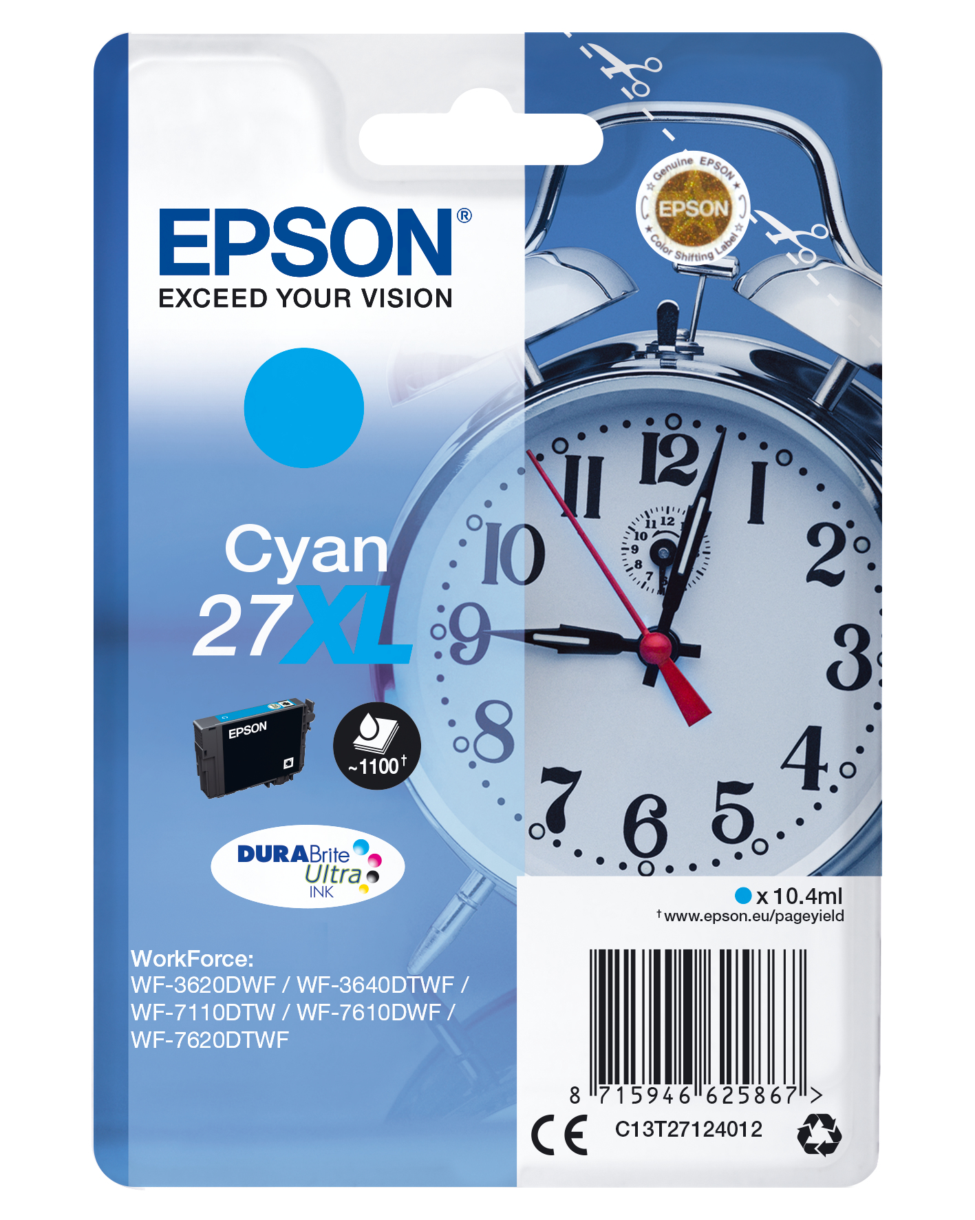 tinteiro-epson-c13t27124012-1 Tinteiro Epson C13T27124012 - Image 1