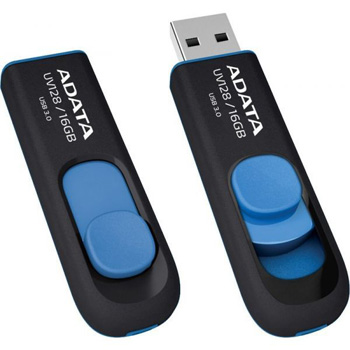 Flash Memory 512GB Usb3.2 GEN1 5GBPS ADATA Uv128 Black/blue