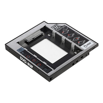 Conversor Slim SATA 5.25 Para 2.5 SATA Notebook 12.7MM Caddy - BLUERAY