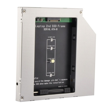 Conversor Slim SATA 5.25 Para M.2 SATA Notebook 9.5MM - BLUERAY